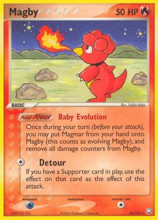 Image of Magby 024  Team Rocket Returns - Rare