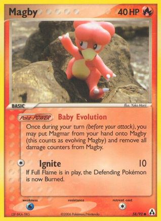 Image of Magby 058/92  Legend Maker - Common