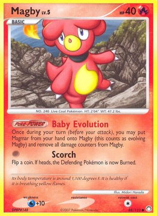 Image of Magby 088  - Reverse Holofoil Mysterious Treasures - Common