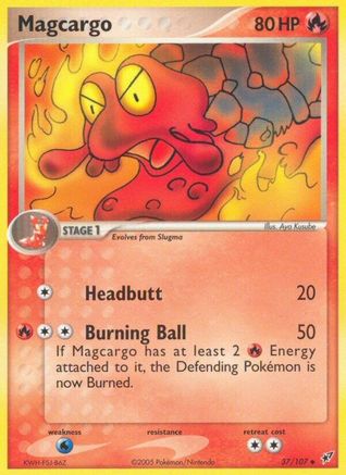 Image of Magcargo 037/107  Deoxys - Uncommon