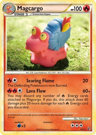 Image of Magcargo 006  - Reverse Holofoil Undaunted - Holo Rare
