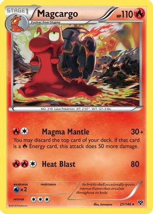 Image of Magcargo 021  XY Base Set - Rare