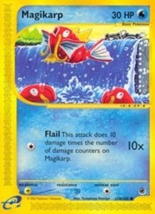 Image of Magikarp 118/165  - Reverse Holofoil Expedition - Common