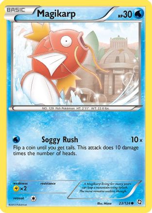 Image of Magikarp 023/124  - Reverse Holofoil Dragons Exalted - Common