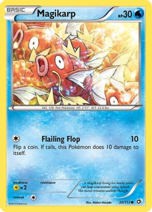 Image of Magikarp 030/113  - Reverse Holofoil Legendary Treasures - Common