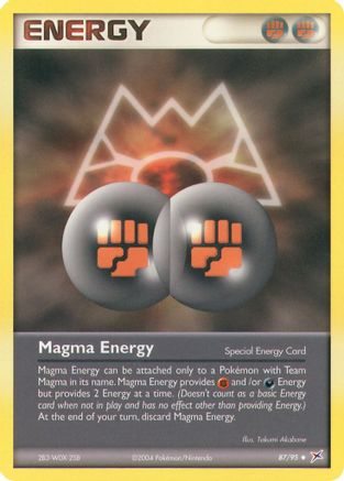 Image of Magma Energy 087  Team Magma vs Team Aqua - Uncommon