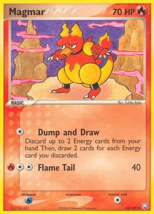 Image of Magmar 044  - Reverse Holofoil Team Rocket Returns - Uncommon