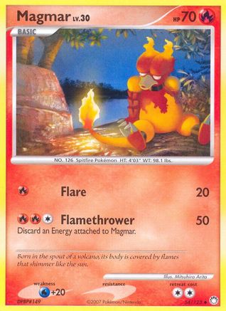 Image of Magmar 054  Mysterious Treasures - Uncommon