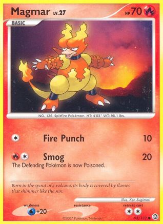 Image of Magmar 093  Secret Wonders - Common