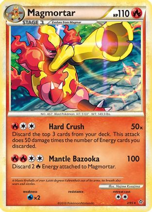 Image of Magmortar 002/95  - Reverse Holofoil Unleashed - Holo Rare