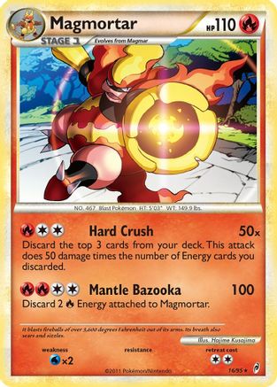Image of Magmortar 016  - Reverse Holofoil Call of Legends - Holo Rare