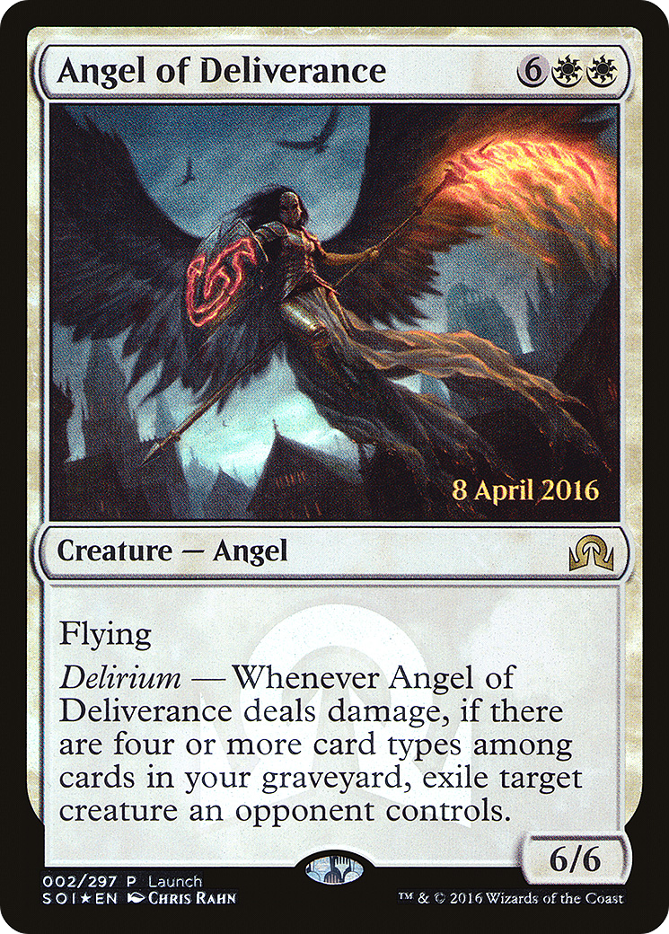 Image of Angel of Deliverance (LARP-002) - Shadows over Innistrad Promos Foil