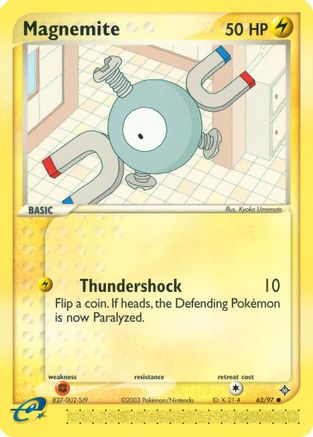 Image of Magnemite 063/97  Dragon - Common