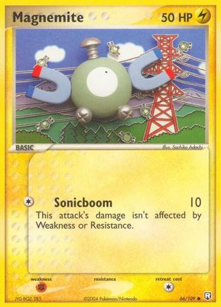 Image of Magnemite 066/109  - Reverse Holofoil Team Rocket Returns - Common