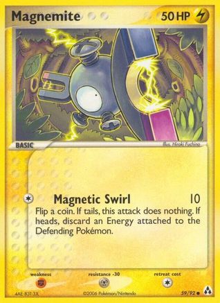 Image of Magnemite 059/92  Legend Maker - Common