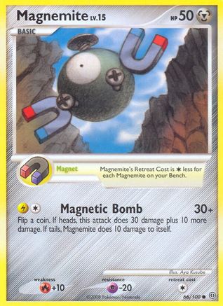 Image of Magnemite (66) 066  - Reverse Holofoil Stormfront - Common
