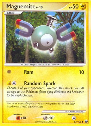 Image of Magnemite (67) 067  - Reverse Holofoil Stormfront - Common