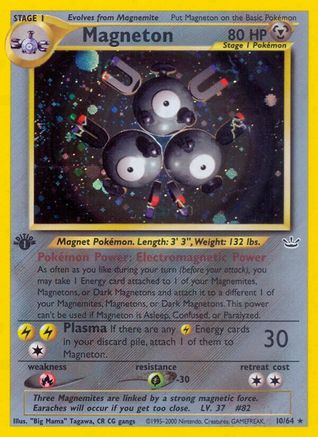 Image of Magneton 010/64  - Unlimited Holofoil Neo Revelation - Holo Rare