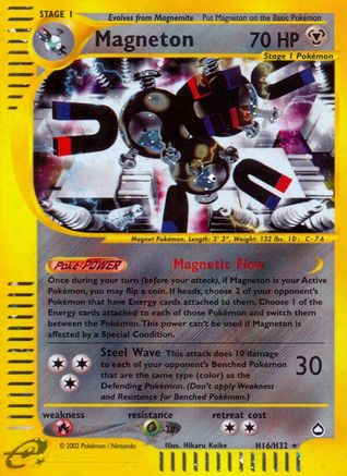 Image of Magneton (H16) H16  - Holofoil Aquapolis - Holo Rare