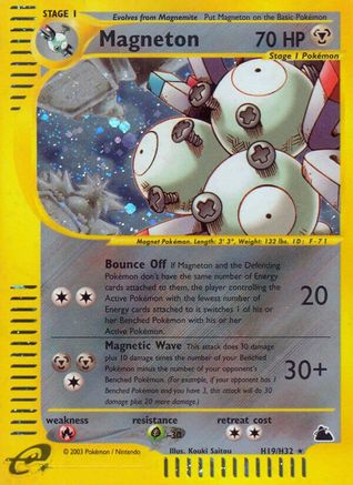 Image of Magneton (H19) H19  - Holofoil Skyridge - Holo Rare