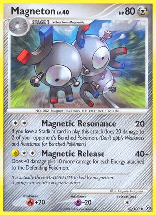 Image of Magneton (42) 042  - Reverse Holofoil Stormfront - Uncommon