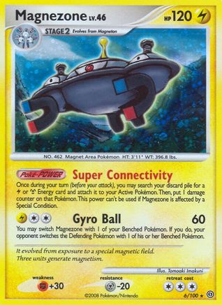 Image of Magnezone (6) 006  - Reverse Holofoil Stormfront - Holo Rare