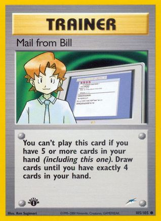 Image of Mail from Bill 105/105  - Unlimited Neo Destiny - Common