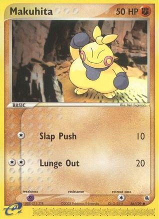 Image of Makuhita 056/109  - Reverse Holofoil Ruby and Sapphire - Common