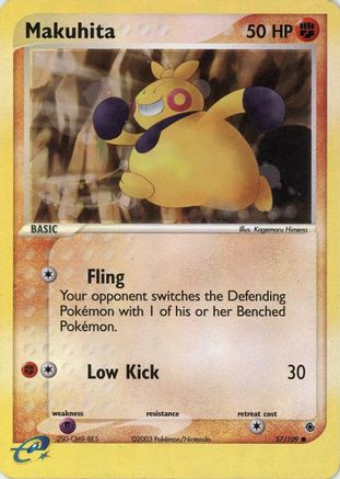 Image of Makuhita 057/109  - Reverse Holofoil Ruby and Sapphire - Common