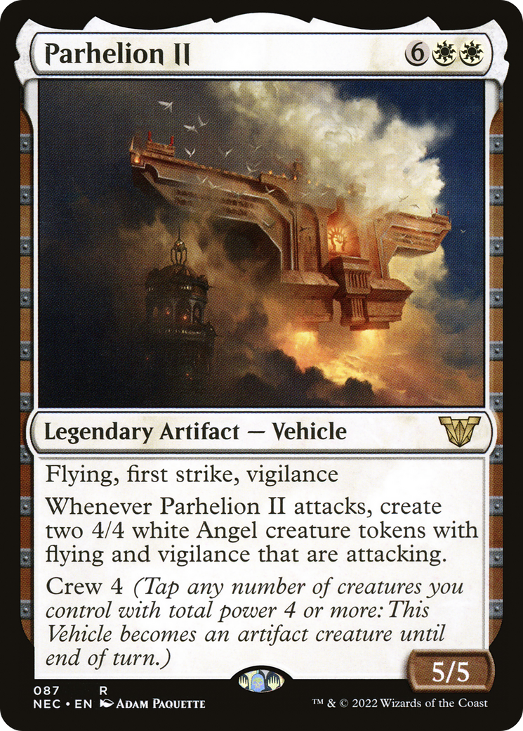 Image of Parhelion II (NEC-087) - Neon Dynasty Commander