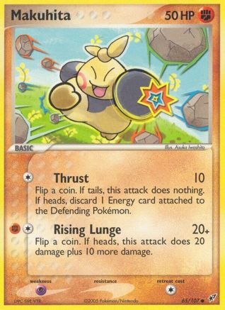 Image of Makuhita 065  - Reverse Holofoil Deoxys - Common