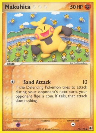 Image of Makuhita 075/113  - Reverse Holofoil Delta Species - Common