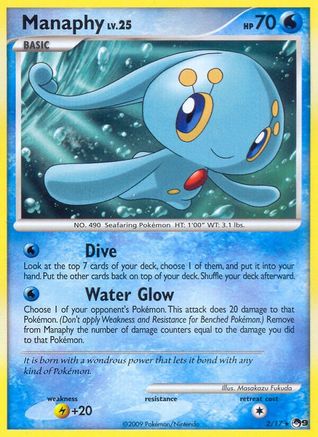Image of Manaphy 002  POP Series 9 - Rare
