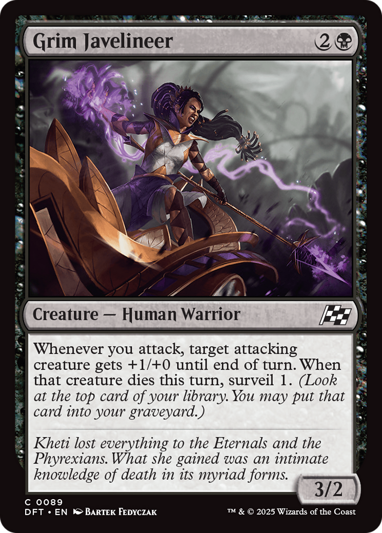 Image of Grim Javelineer (DFT-089) - Aetherdrift