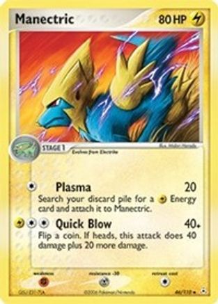 Image of Manectric 046  - Reverse Holofoil Holon Phantoms - Uncommon