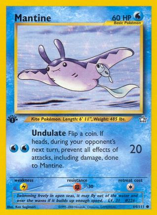 Image of Mantine 064/111  - Unlimited Neo Genesis - Common