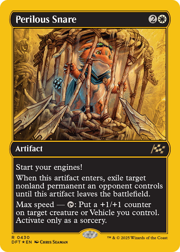Image of Perilous Snare (First-Place Foil) (DFT-430) - Aetherdrift Foil