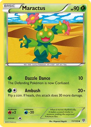 Image of Maractus 011  - Reverse Holofoil Plasma Storm - Uncommon