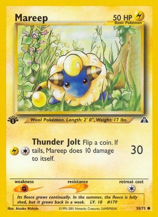 Image of Mareep 058/75  - Unlimited Neo Discovery - Common