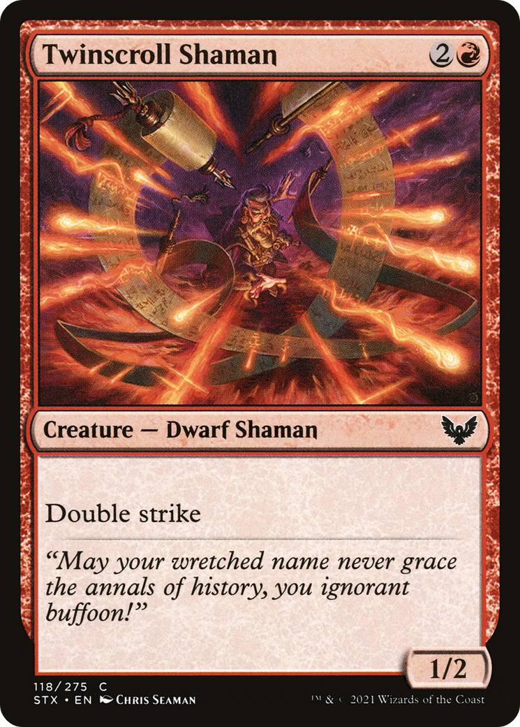 Image of Twinscroll Shaman (STX-118) - Strixhaven: School of Mages
