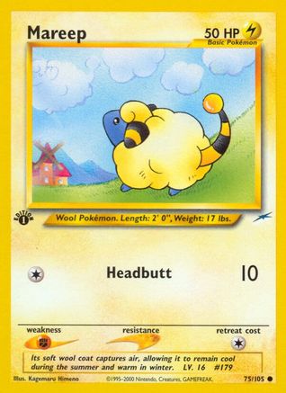 Image of Mareep 075/105  - Unlimited Neo Destiny - Common