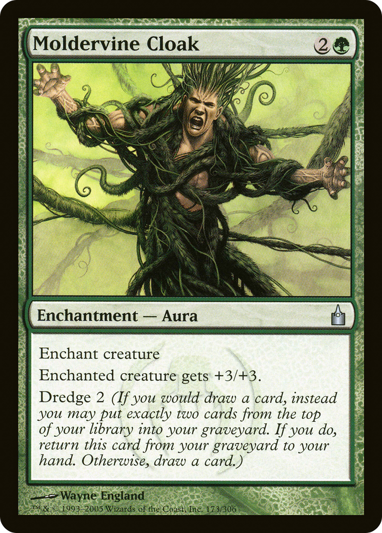 Image of Moldervine Cloak (RAV-173) - Ravnica: City of Guilds