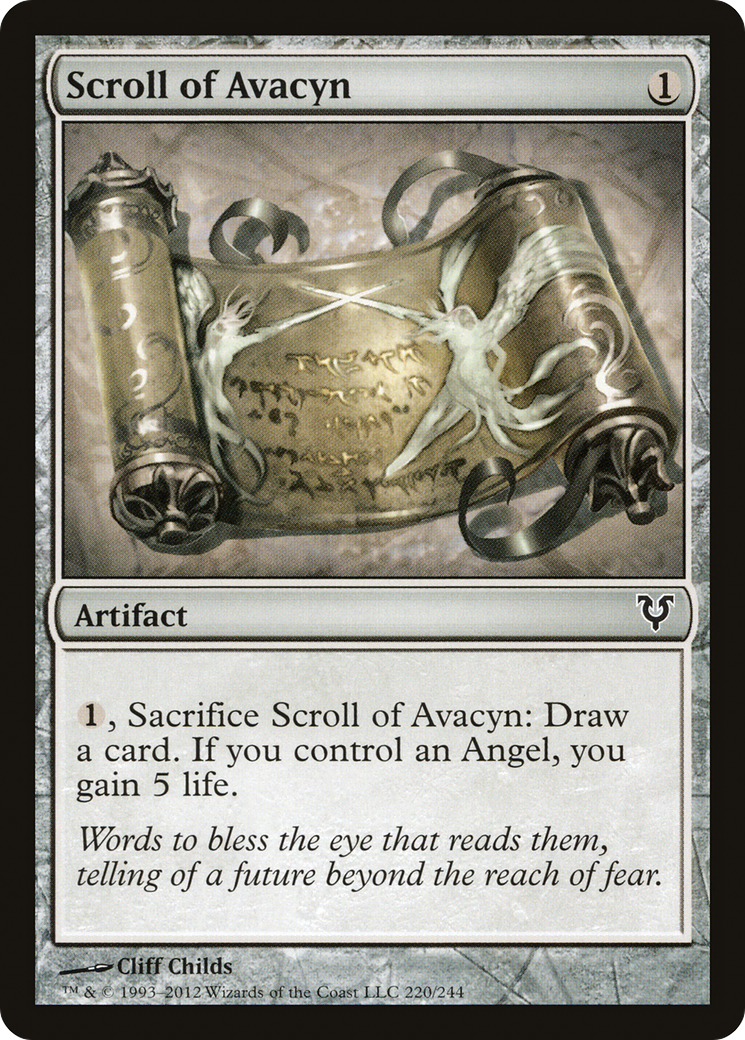 Image of Scroll of Avacyn (AVR-220) - Avacyn Restored