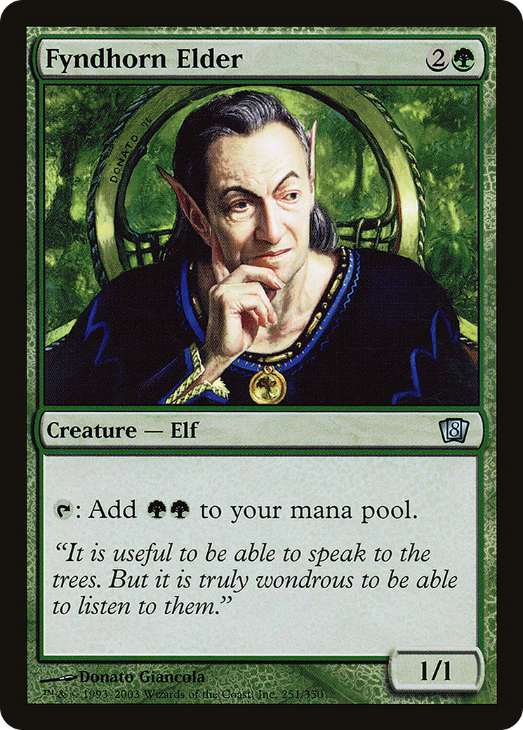 Image of Fyndhorn Elder (8ED-251) - 8th Edition