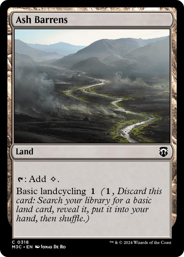 Image of Ash Barrens (M3C-318) - Modern Horizons 3 Commander