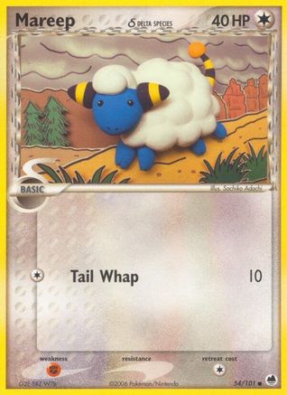 Image of Mareep (Delta Species) 054/101  Dragon Frontiers - Common