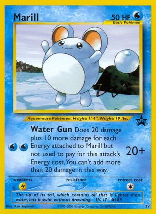 Image of Marill 029/53  WoTC Promo - Promo