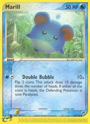 Image of Marill 068/100  - Reverse Holofoil Sandstorm - Common