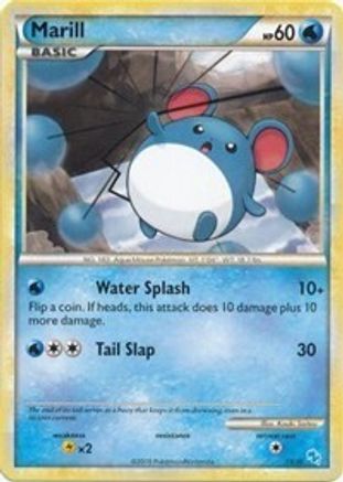 Image of Marill (#24) 024  HGSS Trainer Kit Gyarados & Raichu - Common