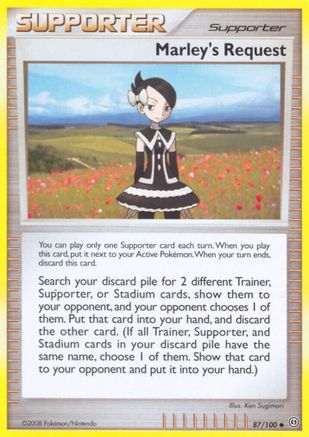 Image of Marley's Request 087  - Reverse Holofoil Stormfront - Uncommon